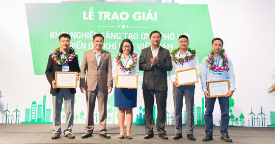 TS. Đỗ Ngọc Chung làm nên chiến thắng trong cuộc thi Khởi nghiệp sáng tạo ứng phó với biến đổi khí hậu Việt Nam
